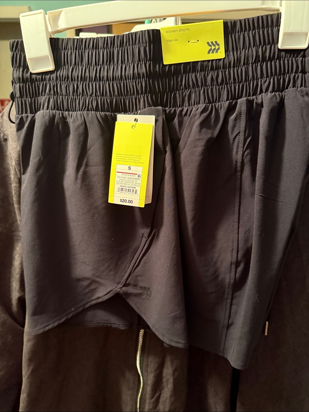 all in motion Black Athletic Woven Shorts
